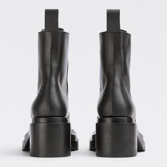 NIB BOTTEGA VENETA LUG LACE UP MILITARY COMBAT BOOTS 38.5/ 39 - Picture 5 of 12